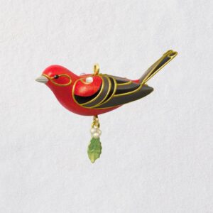 QXM8176 2018 Mini Red Tanager Bird
