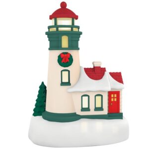 Lighthouse Miniature Magic Light Hallmark Ornament
