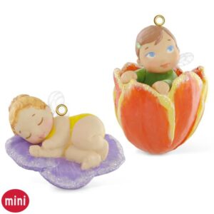 Hallmark Baby Fairy Messengers 2 Mini Ornament Set