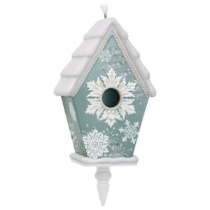Beautiful Birdhouse Christmas Ornament 1st in Hallmark Series