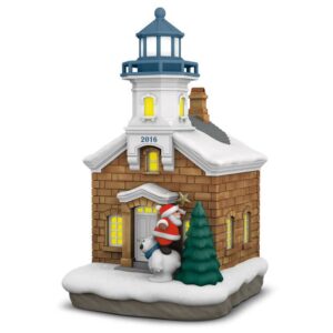 QX9184 2016 Holiday Lighthouse Hallmark Ornament