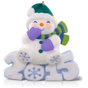 2015 Frosty Fun Decade Snowman Ornament