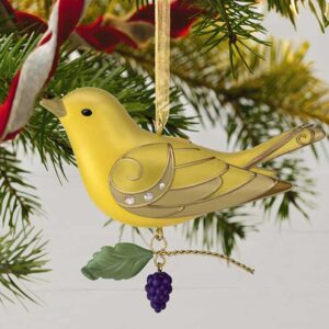 Beauty of Birds Lady Summer Tanager Premiere Hallmark Ornament