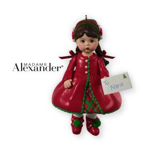 2013 Sending Christmas Cheer Hallmark Ornament Madame Alexander