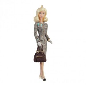 2012 Tweed Indeed Barbie Hallmark Ornament