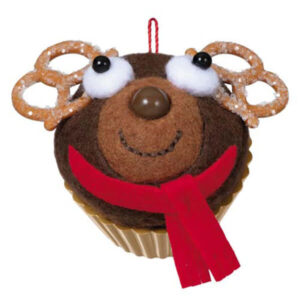 Christmas Cupcakes Sweet Reindeer Treat Keepsake Ornament