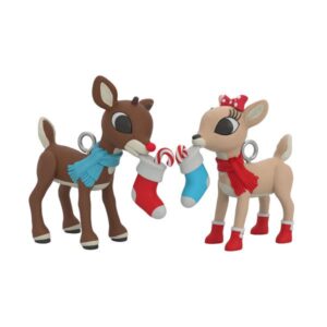 Mini Rudolph the Red Nosed Reindeer Rudolph Clarice Ornaments