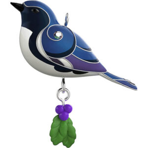Black Throated Blue Warbler Ornament
