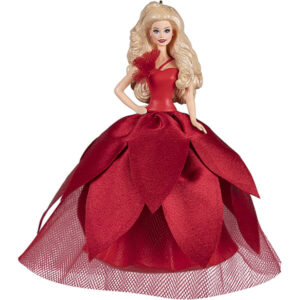 Caucasian Holiday Barbie™ Doll Ornament