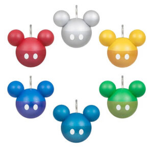 Disney Miniature Mickey Mouse Ornament Set